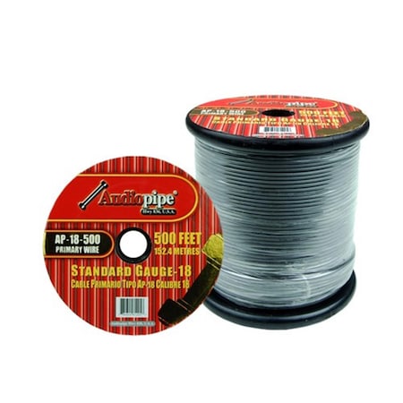 Wholesale House Primary Wire, 18 AWG, Gray AP18500GREY
